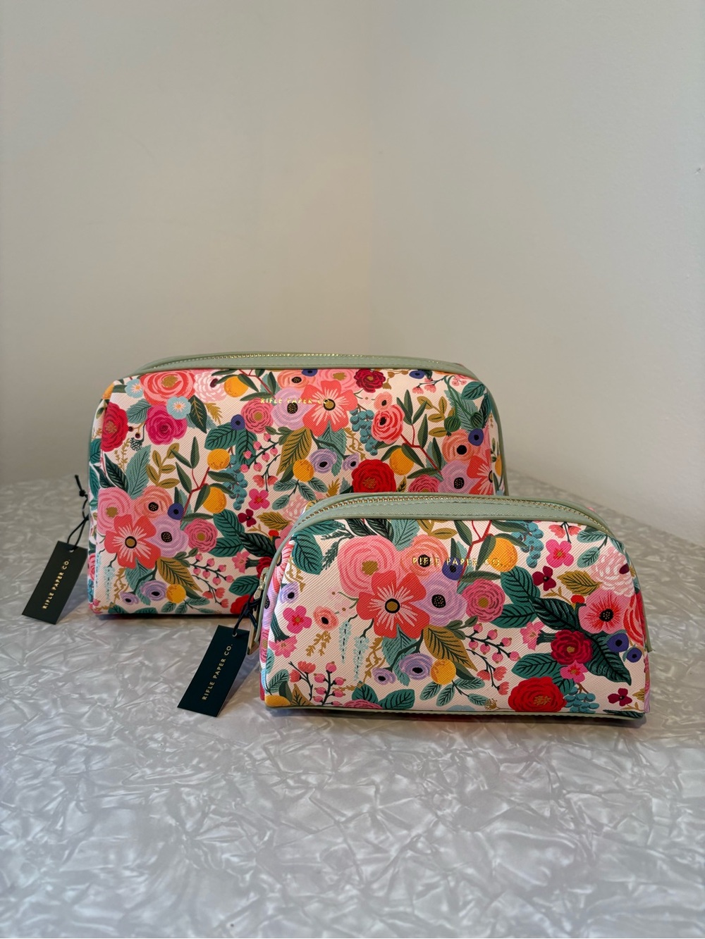Rifle Paper Co. Floral Cosmetic Pouch Set